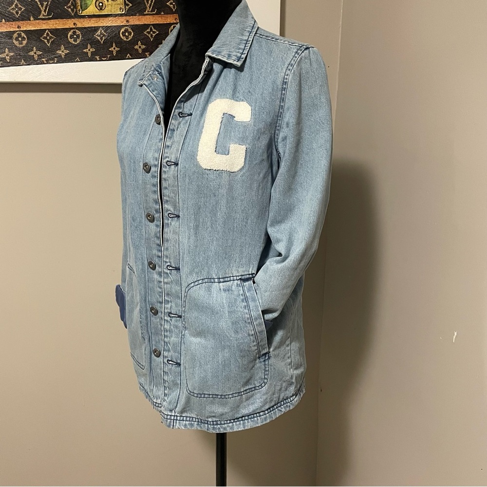 C Letter Jean Jacket
